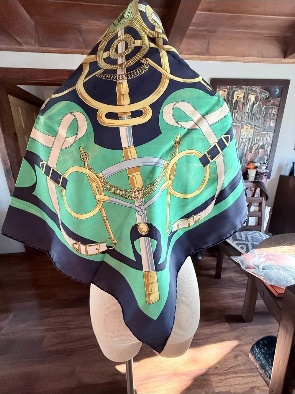 Hermes Eperon D’Or Silk Scarf - Flawed